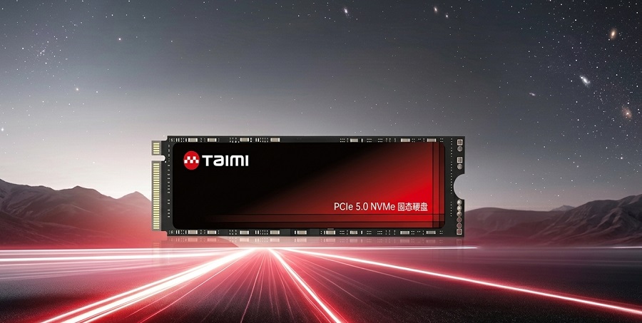 Taimi 1TB PCIe 5.0 NVMe SSD 游戏固态硬盘